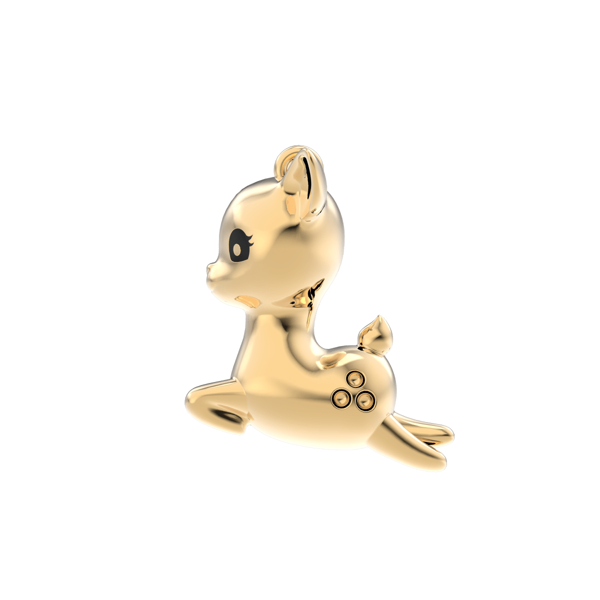 CHOCLI Collar con Baño18k Ciervo