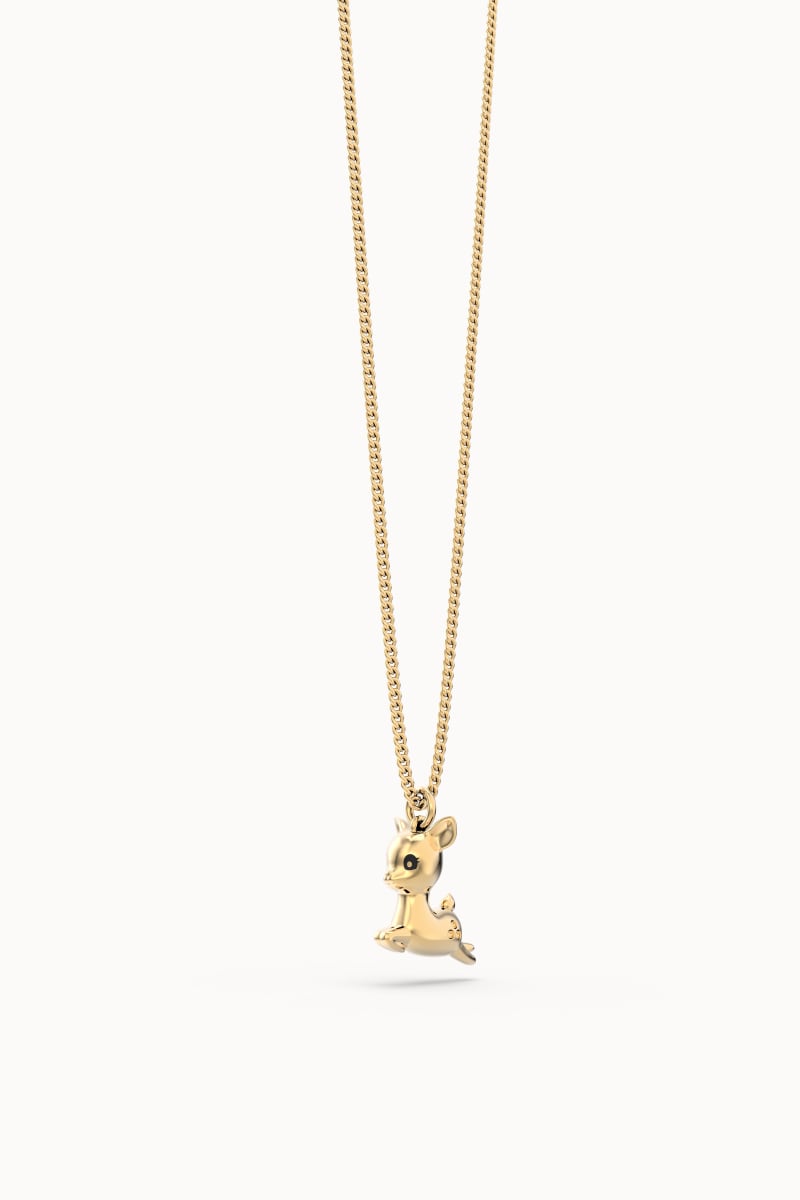 CHOCLI Collar con Baño18k Ciervo6