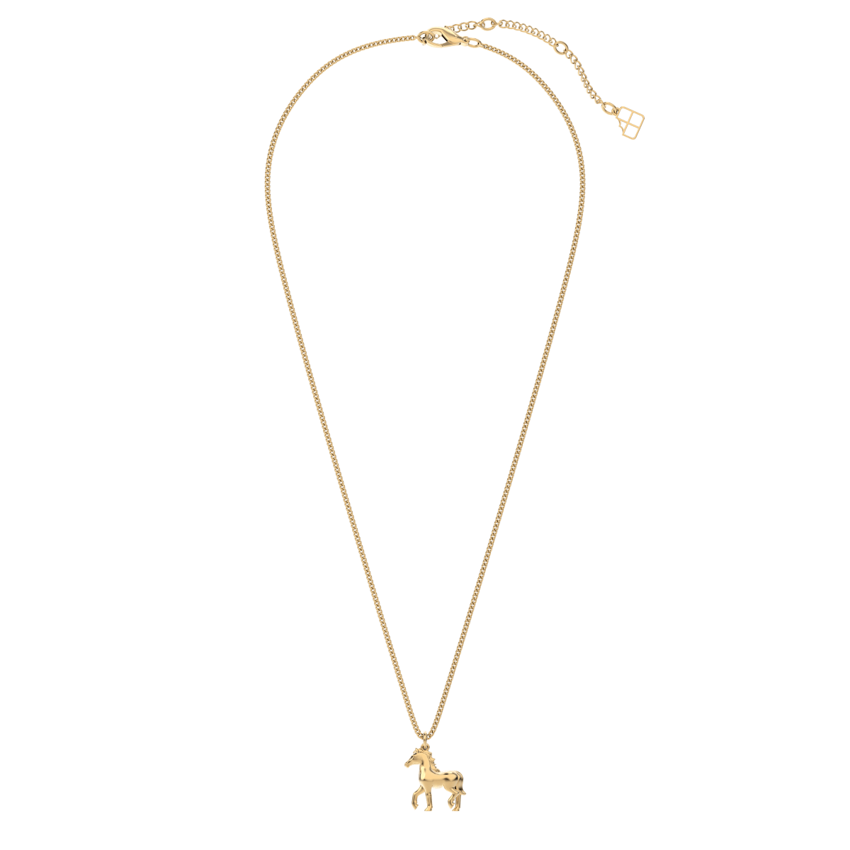 CHOCLI Collar con Baño18k Caballo3