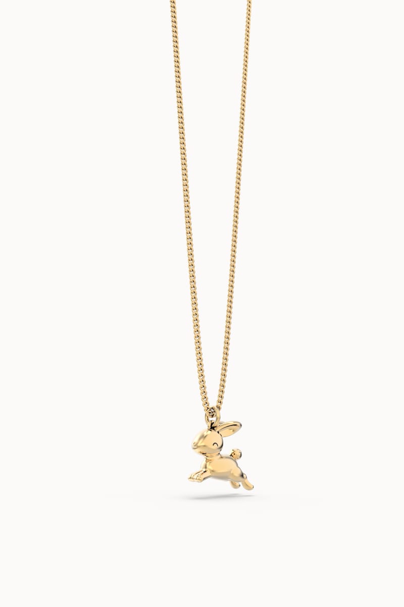 CHOCLI Collar con Baño18k Conejo4