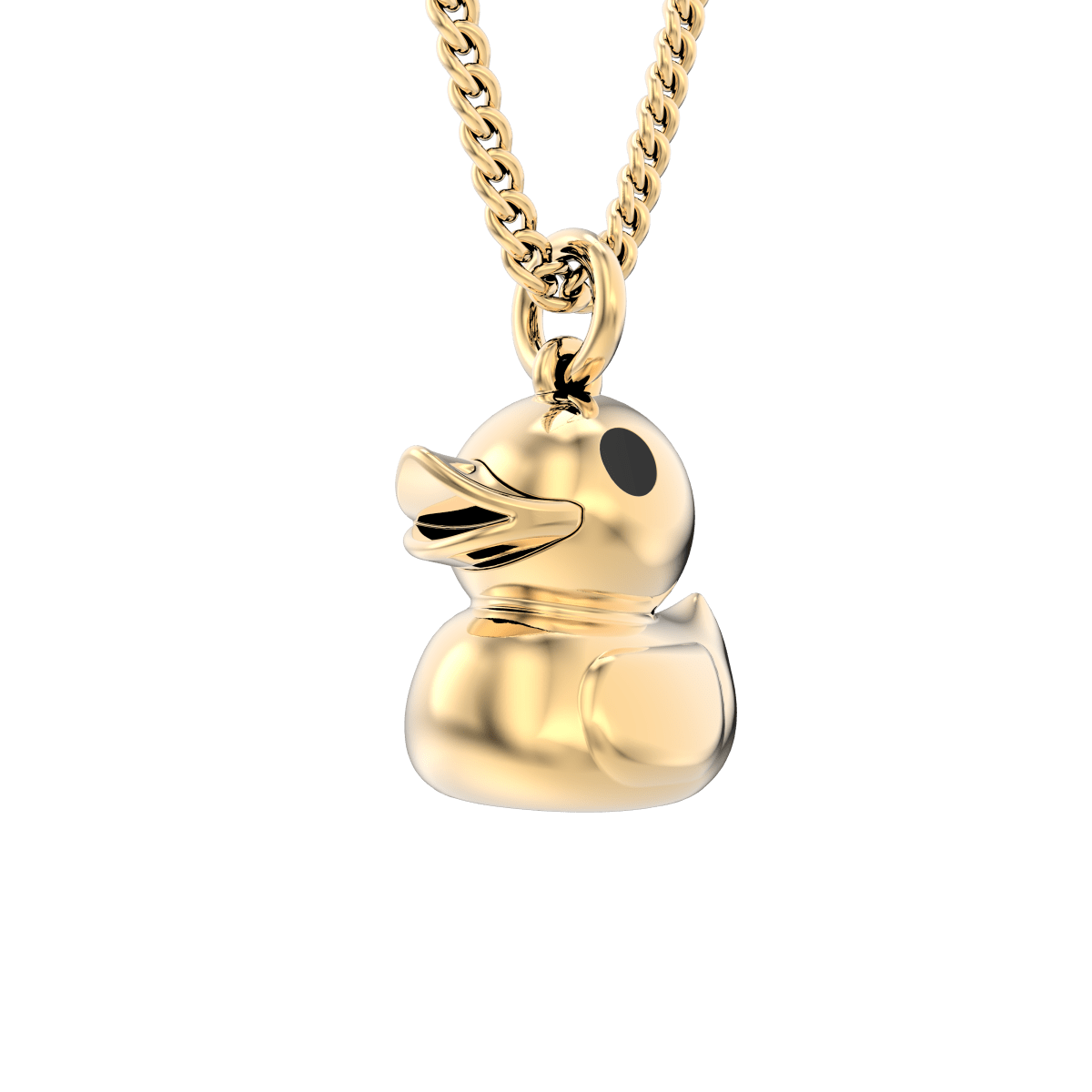 CHOCLI Collar con Baño18k Pato1