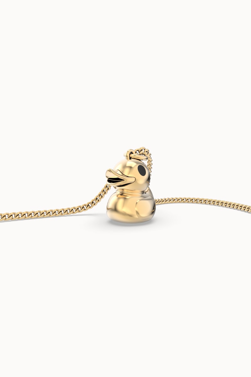 CHOCLI Collar con Baño18k Pato6