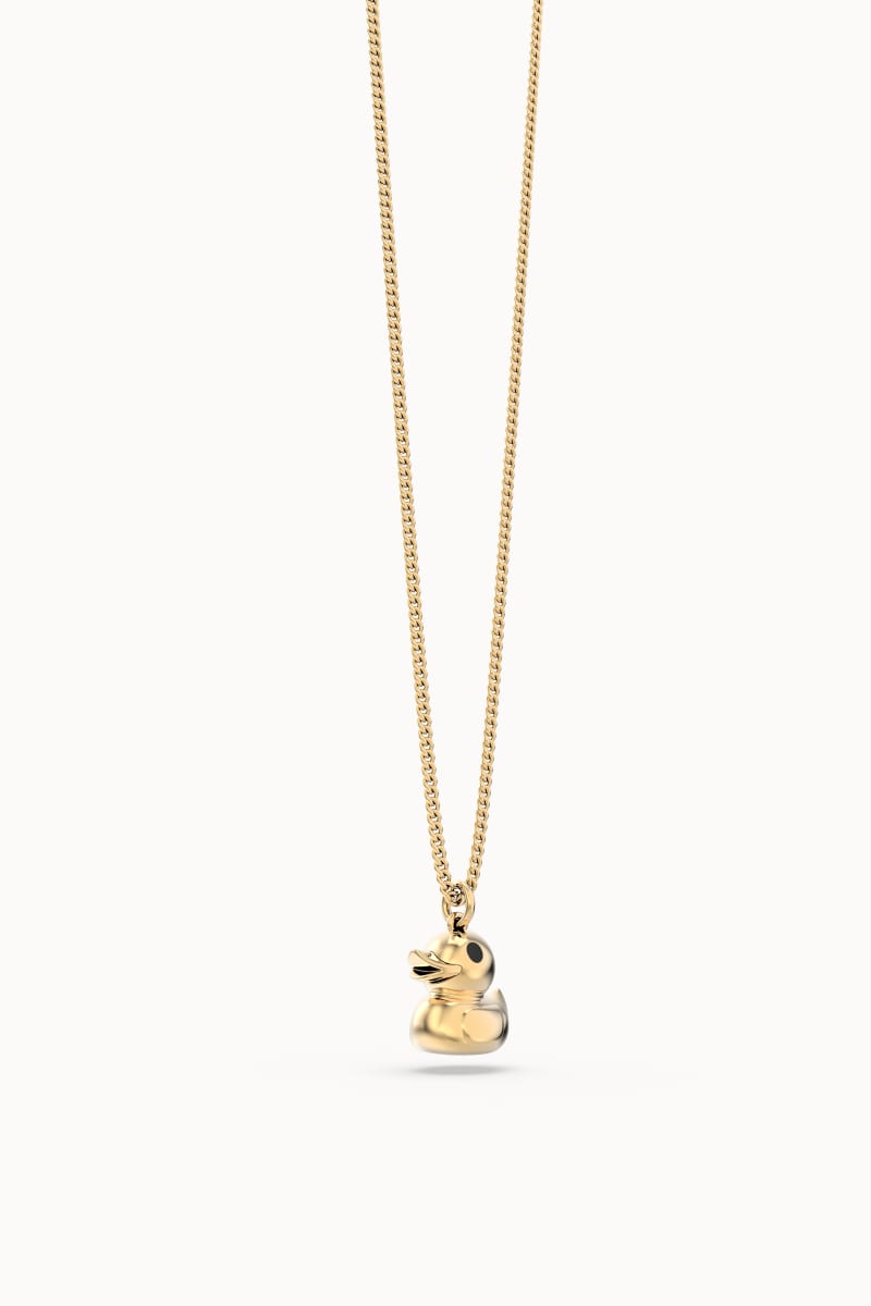 CHOCLI Collar con Baño18k Pato7