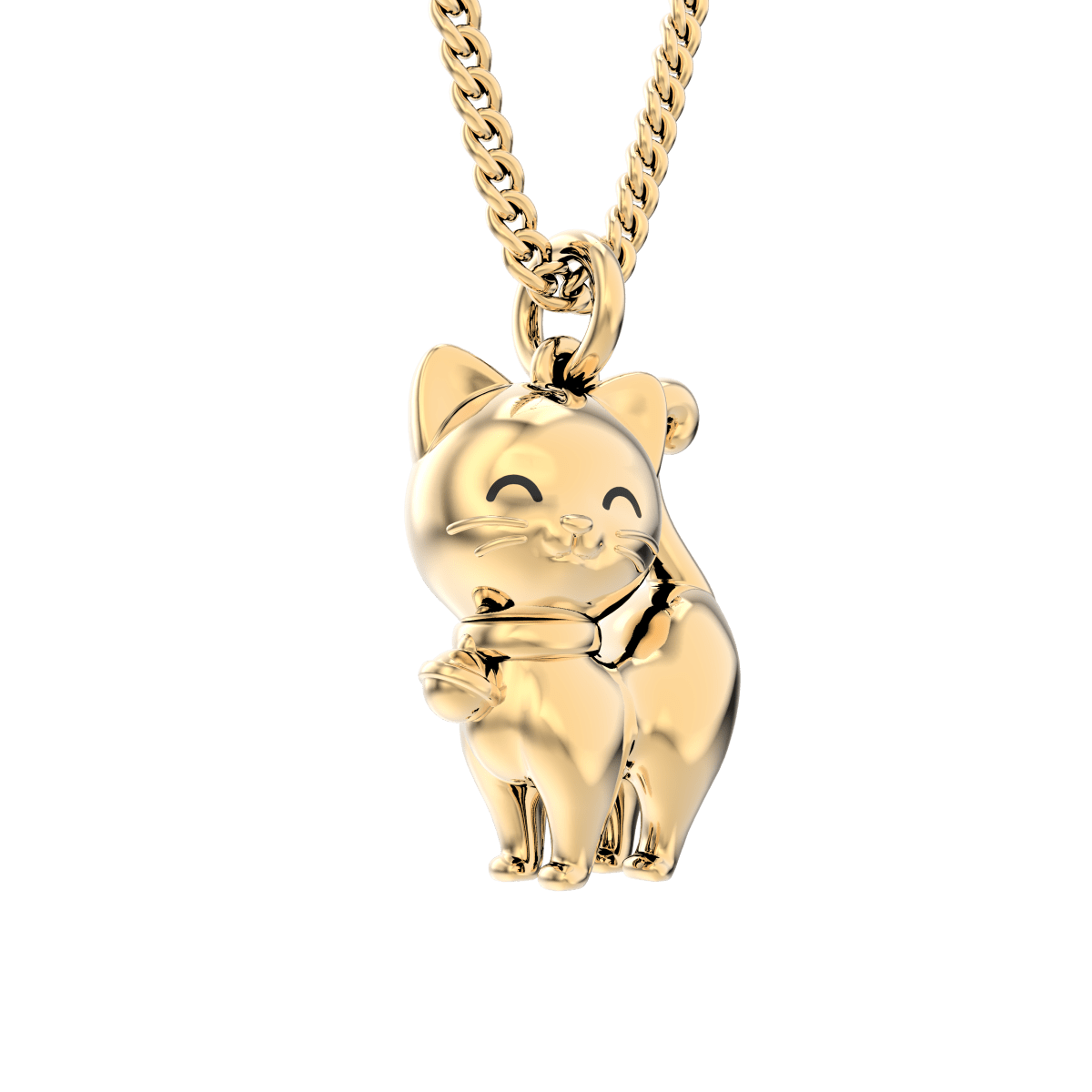 CHOCLI Collar con Baño18k Gato1