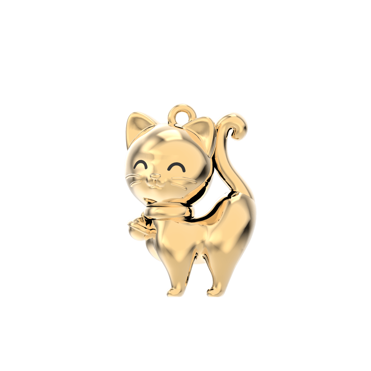 CHOCLI Collar con Baño18k Gato6