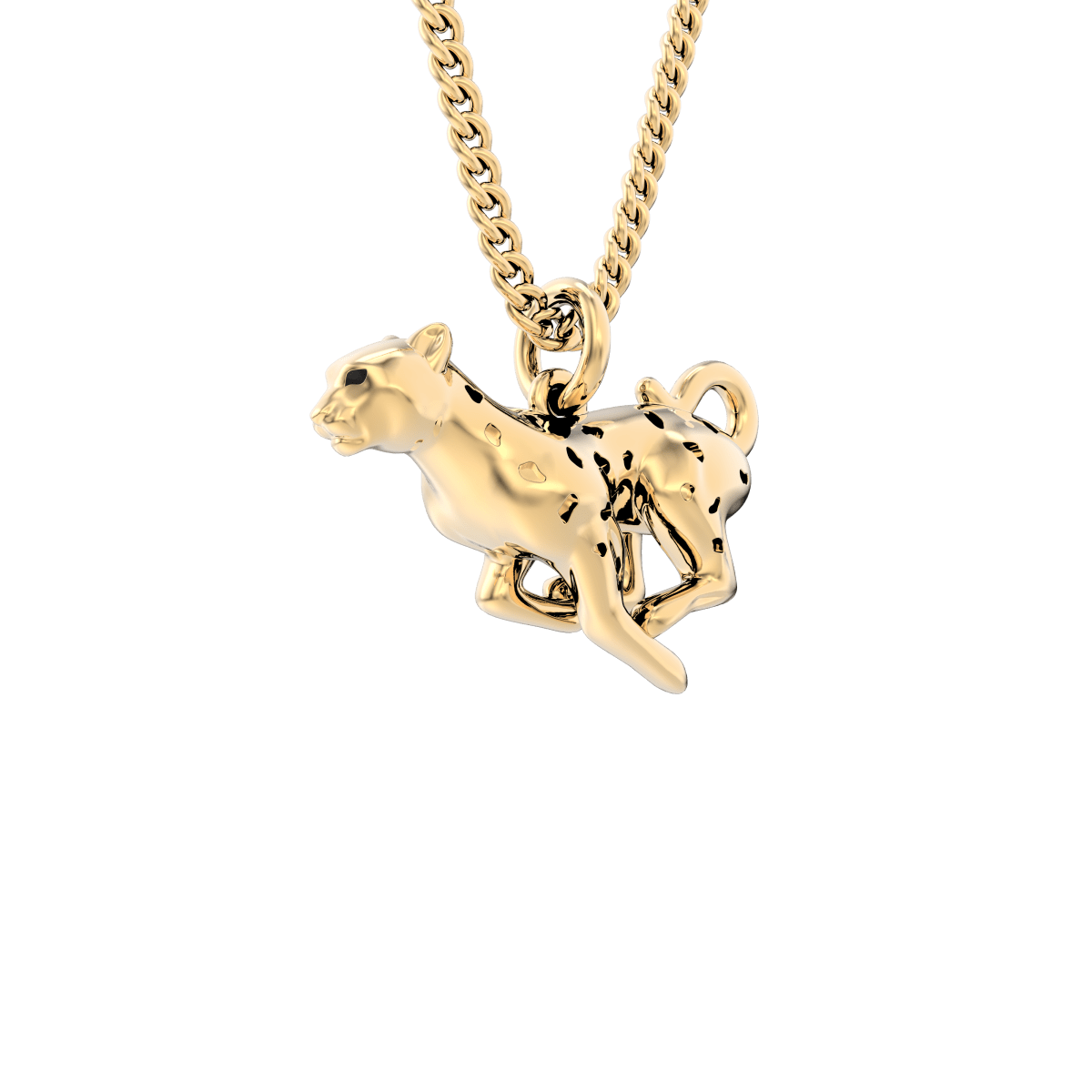 CHOCLI Collar con Baño18k Leopardo1