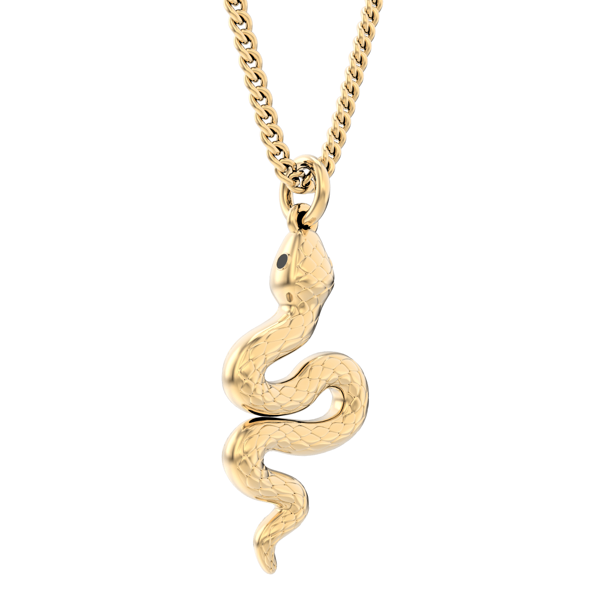 CHOCLI Collar con Baño18k Serpiente