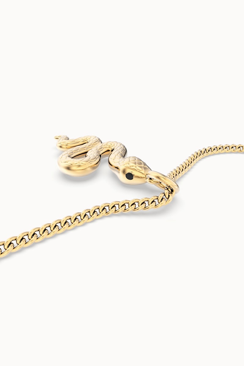 CHOCLI Collar con Baño18k Serpiente3