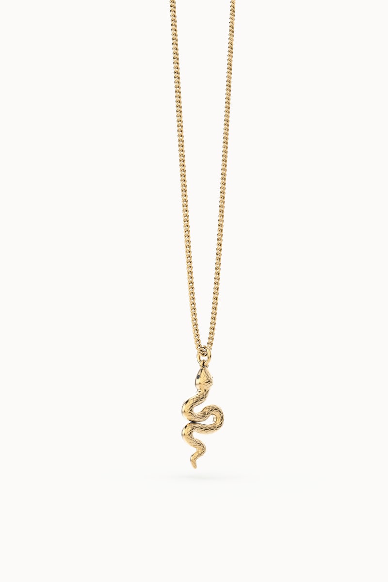 CHOCLI Collar con Baño18k Serpiente4
