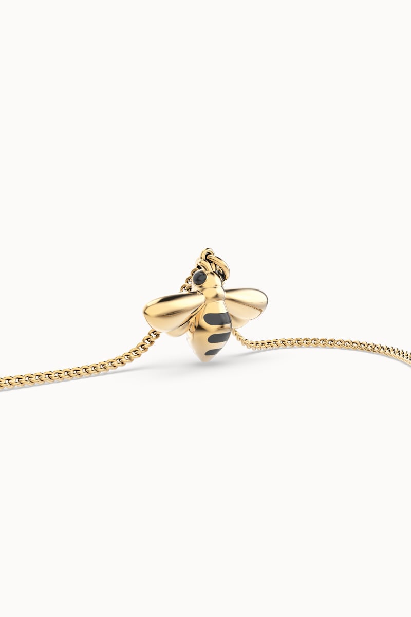 CHOCLI Collar con Baño18k Abeja6