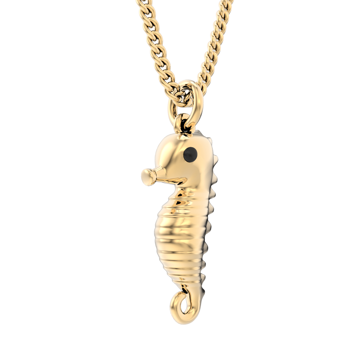 CHOCLI Collar con Baño18k Caballito de Mar1