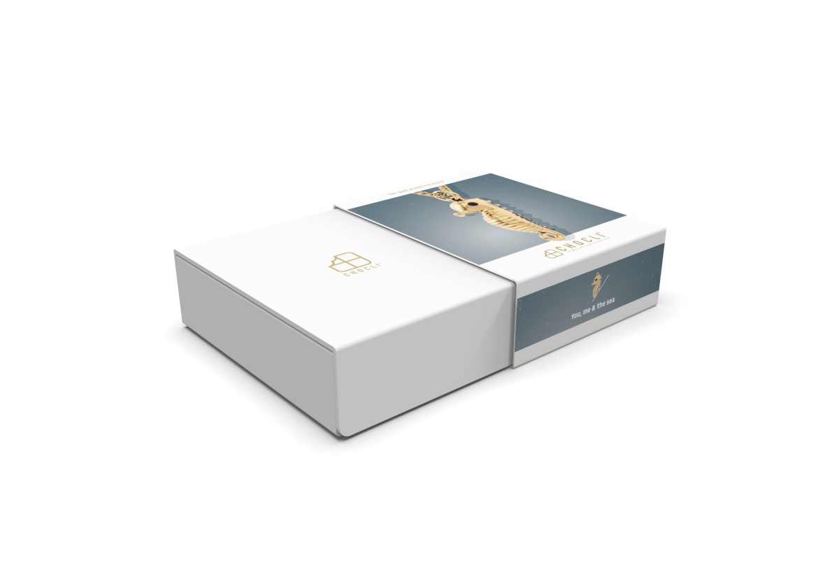 CHOCLI Collar con Baño18k Caballito de Mar9