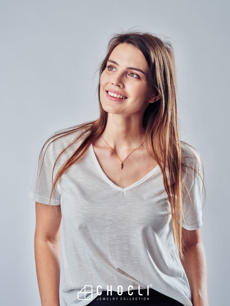 CHOCLI Collar con Baño18k Caballito de Mar7