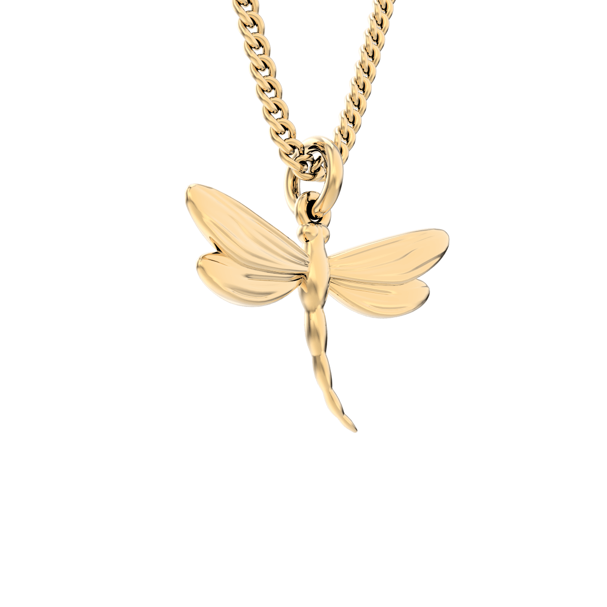 CHOCLI Collar con Baño18k Libélula1