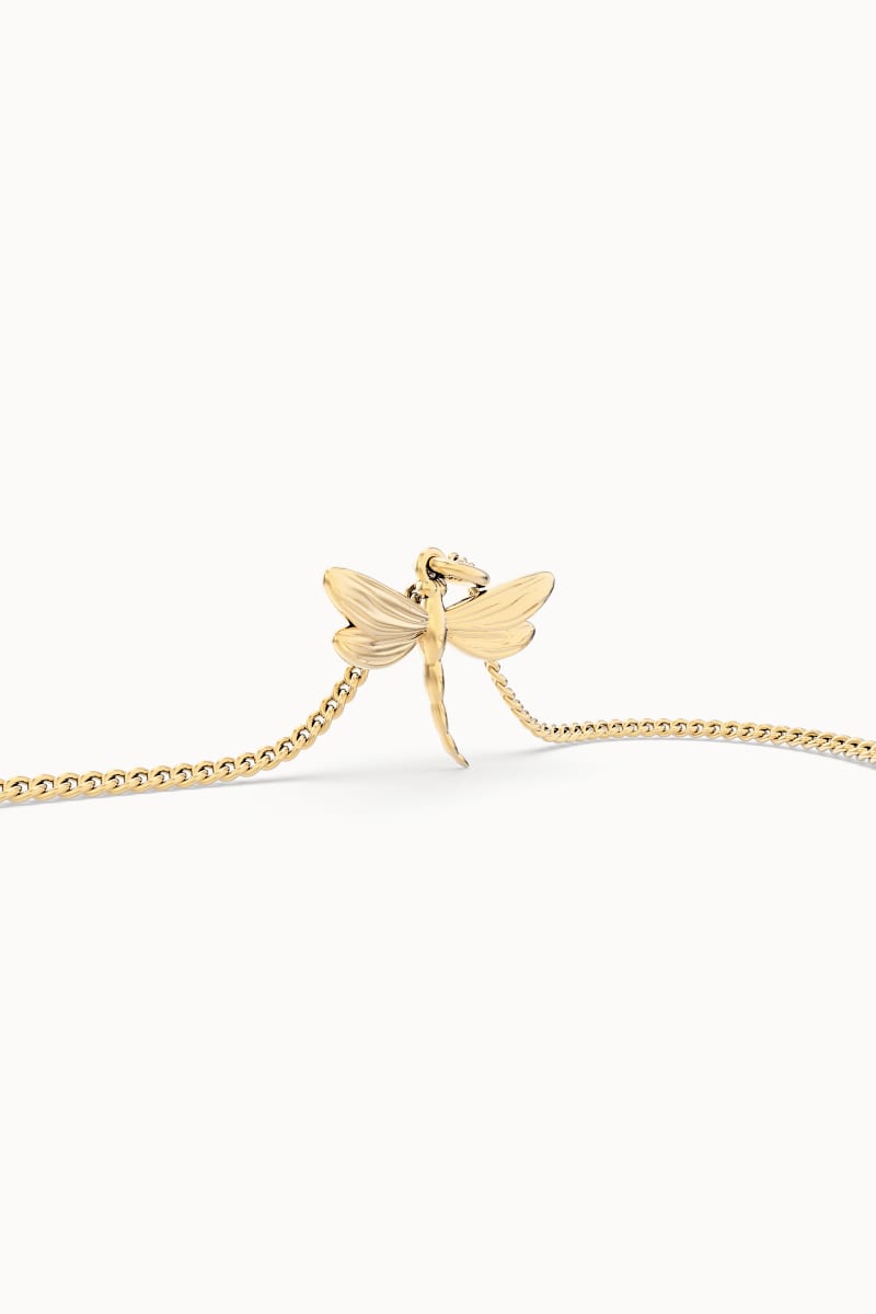 CHOCLI Collar con Baño18k Libélula5