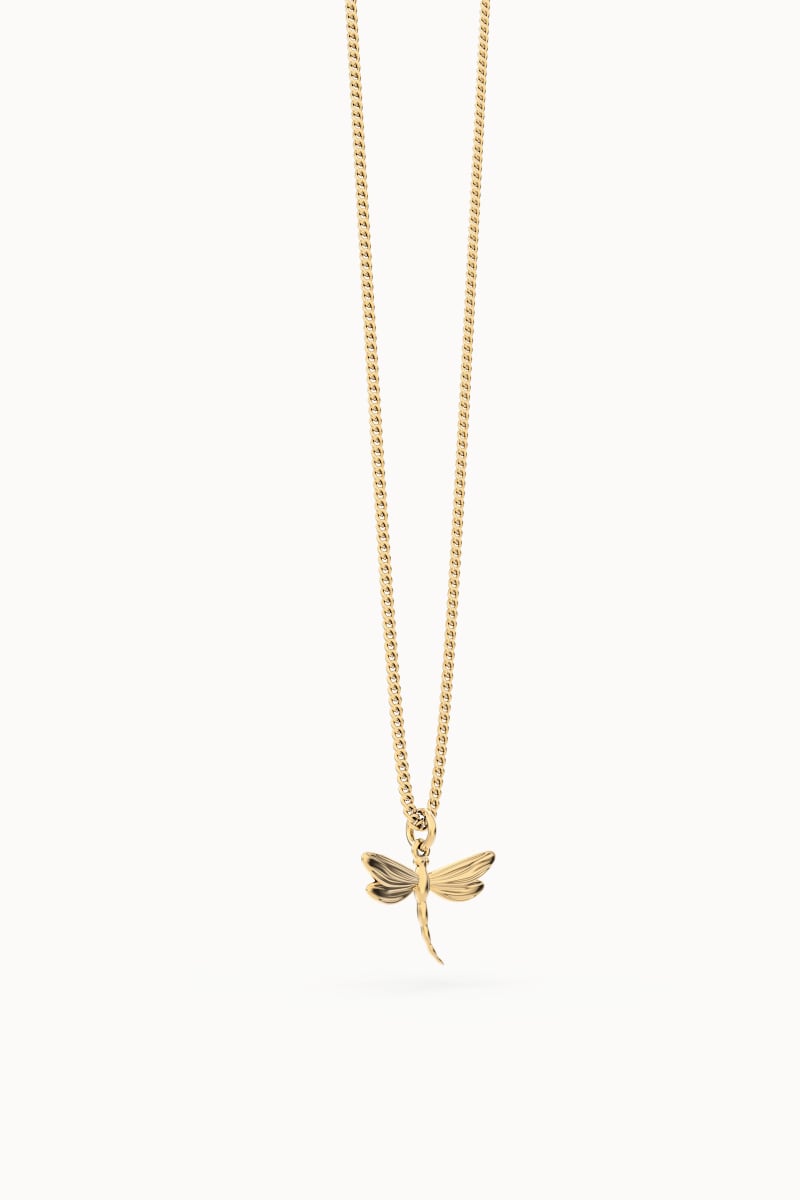 CHOCLI Collar con Baño18k Libélula7