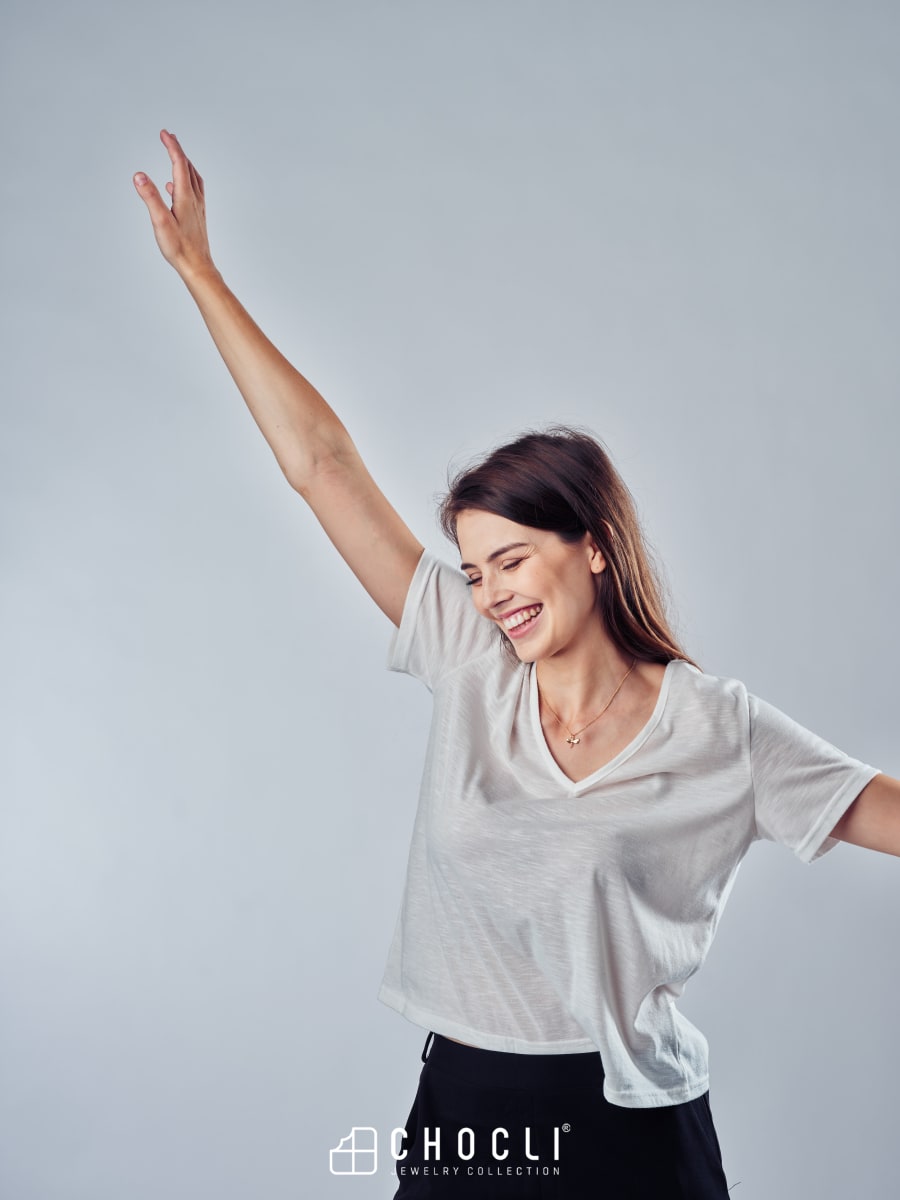 CHOCLI Collar con Baño18k Libélula10