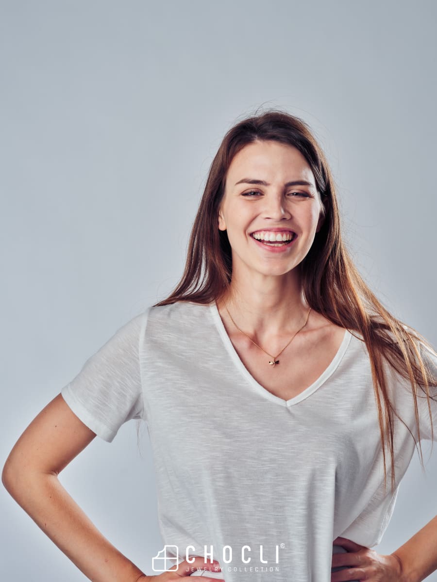 CHOCLI Collar con Baño18k Libélula8