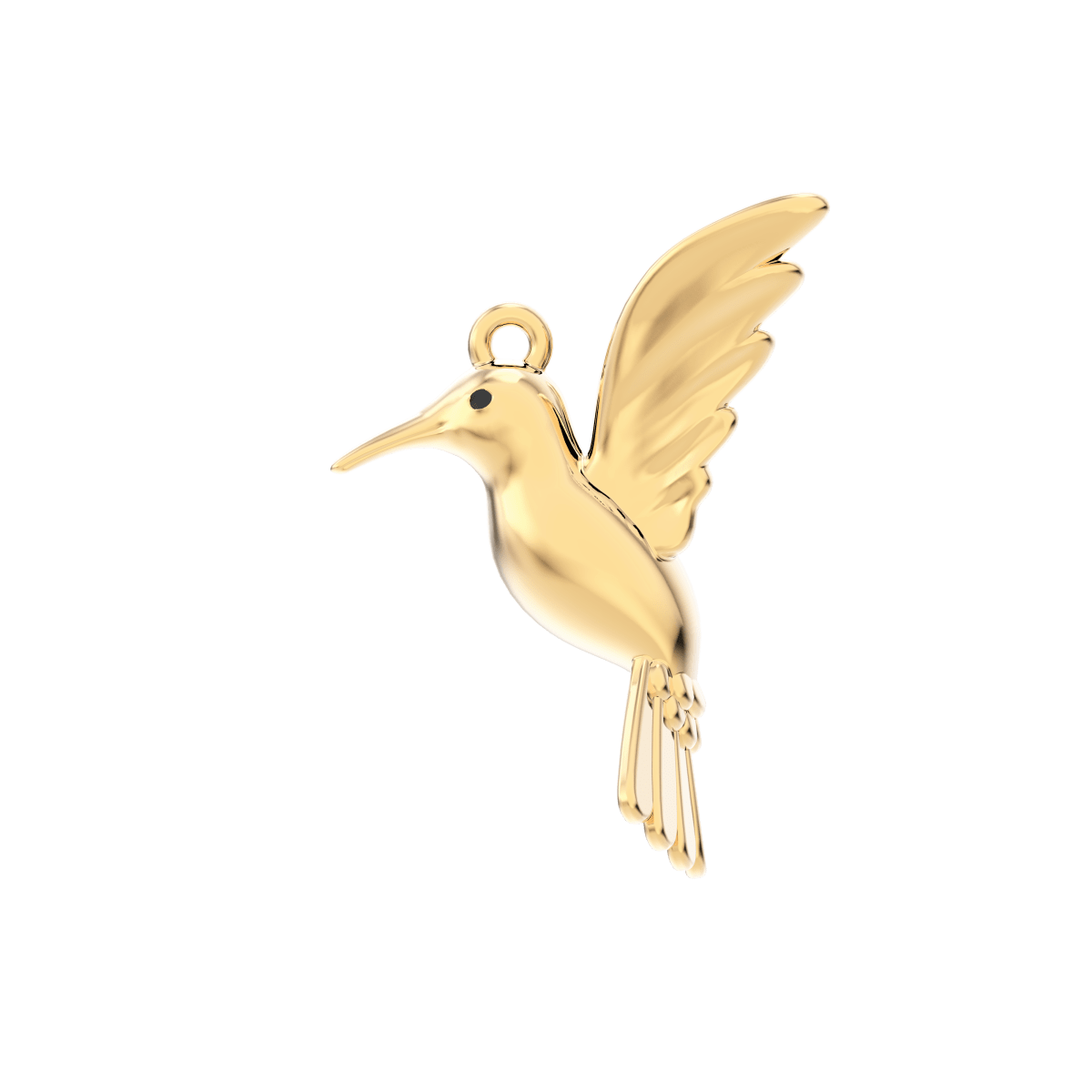 CHOCLI Collar con Baño18k Colibrí7