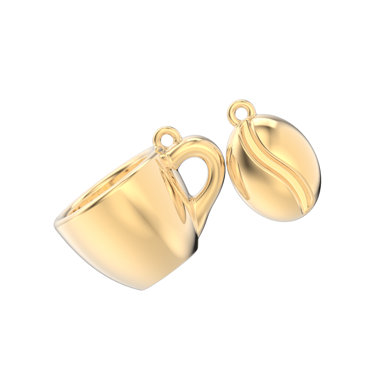 CHOCLI Collar con Baño18k Café y Grano6