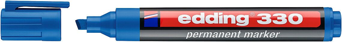 Marcador permanente edding 330 Celeste2