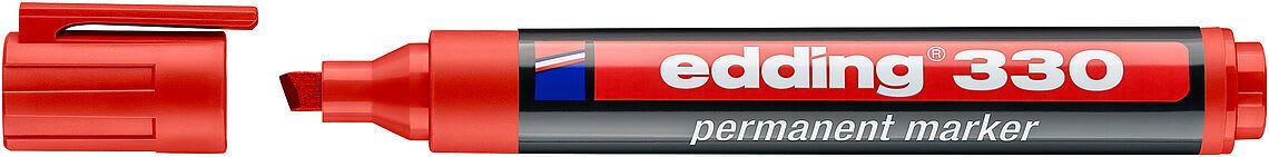 Marcador permanente edding 330 Rojo2