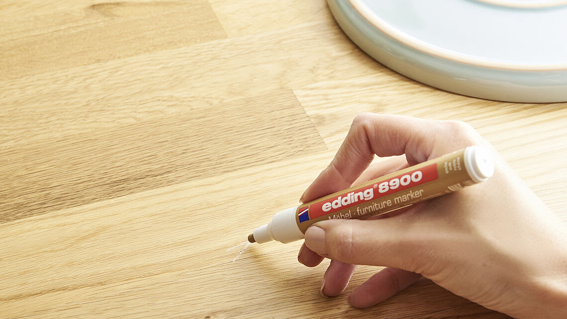 Marcador lacado para muebles Edding E-8900 Blanco2