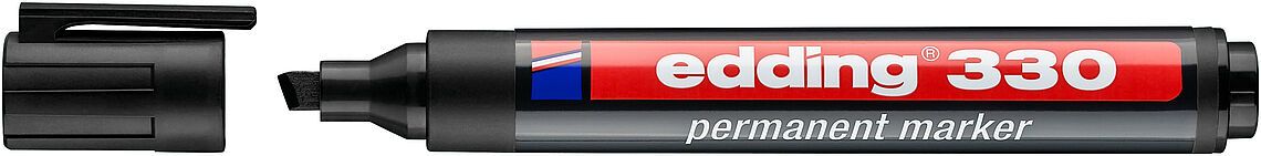 Marcador permanente edding 330 Negro2