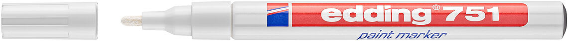 e-751/1 BL Marcador De Pintura Blanco
