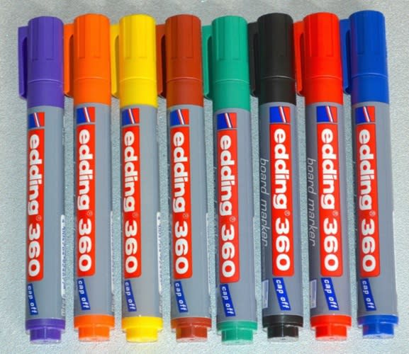 Marcador para pizarras blancas Edding 360 Rojo3