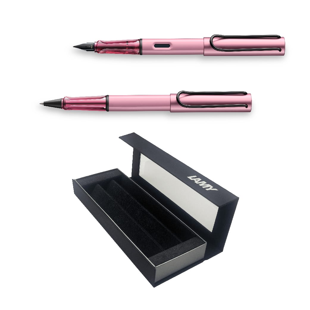 Set Edicion Especial Lamy Al Star Autumn/Pink Pluma + Rollerball1