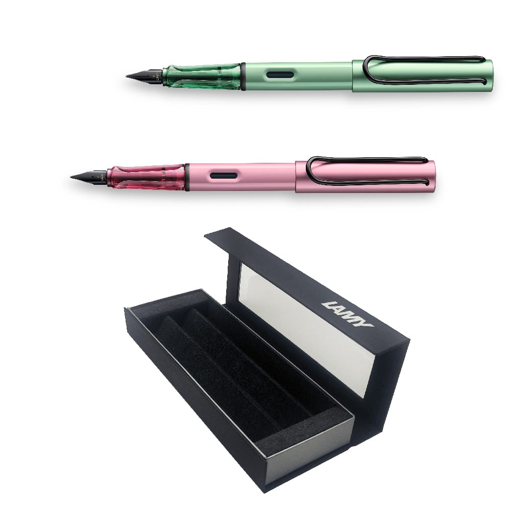 Set Edicion Especial Lamy Al Star Autumn/Sage Pluma + Pluma1