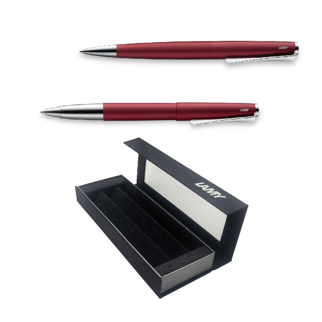 Set Edicion Especial Lamy Studio Royal Red Roller + Boligrafo1