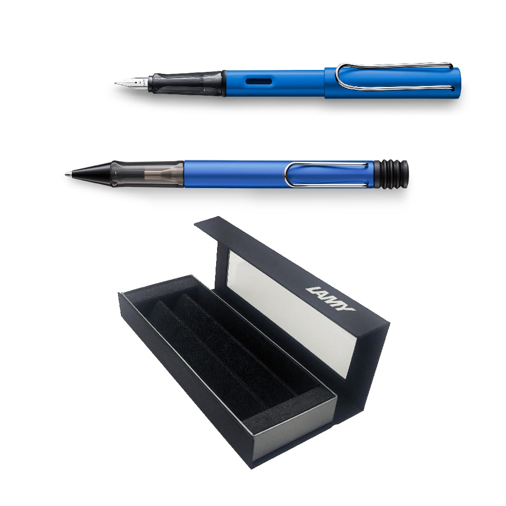 Set Lamy Al-Star Pluma + Boligrafo Oceanblue1
