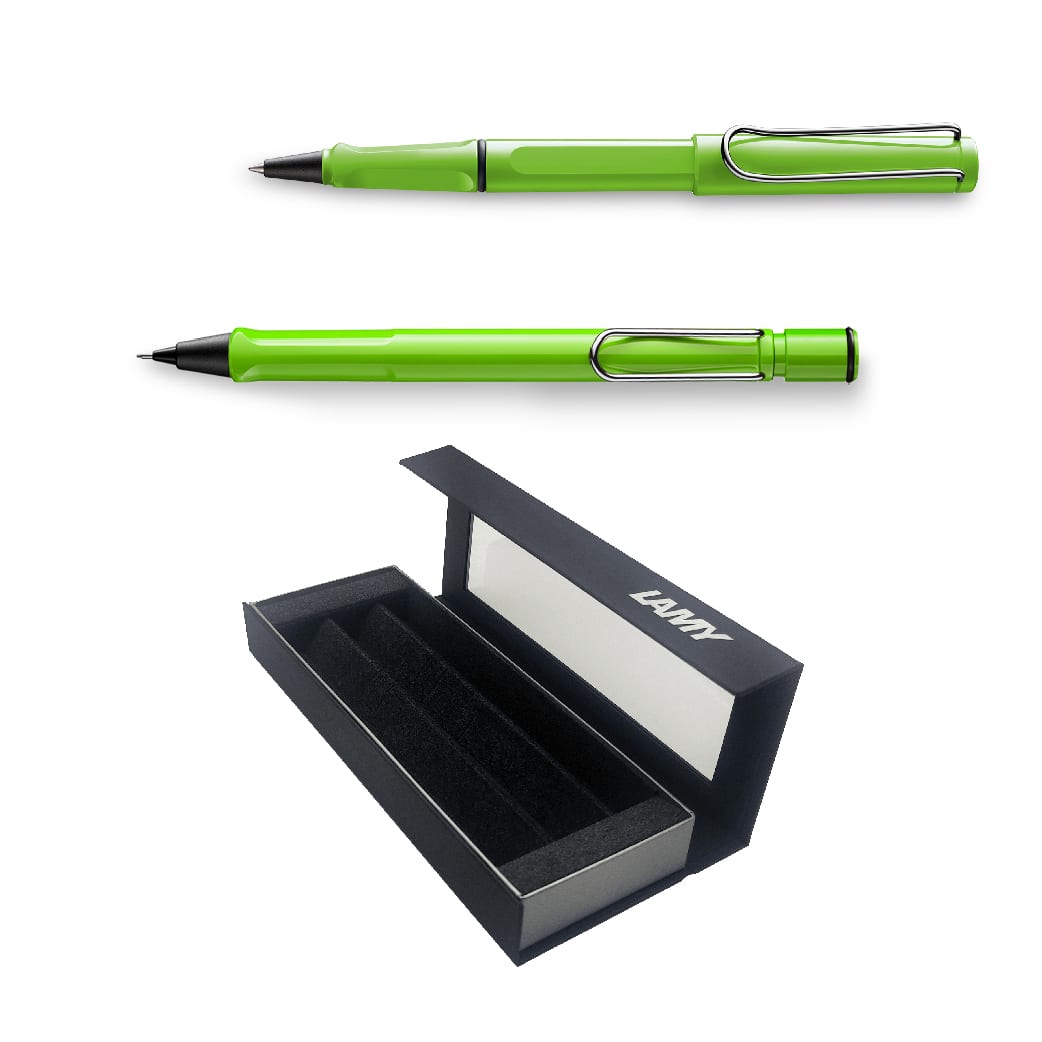 Set Lamy Safari Rollerball + Portaminas1