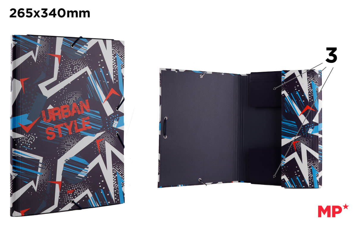 Carpeta Con Solapa Y Goma 26,5 x 34 Cm Urban (MP)1