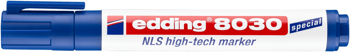Marcador nuclear, aeronáutico y naval NLS high-tech Edding E-8030 Azul1