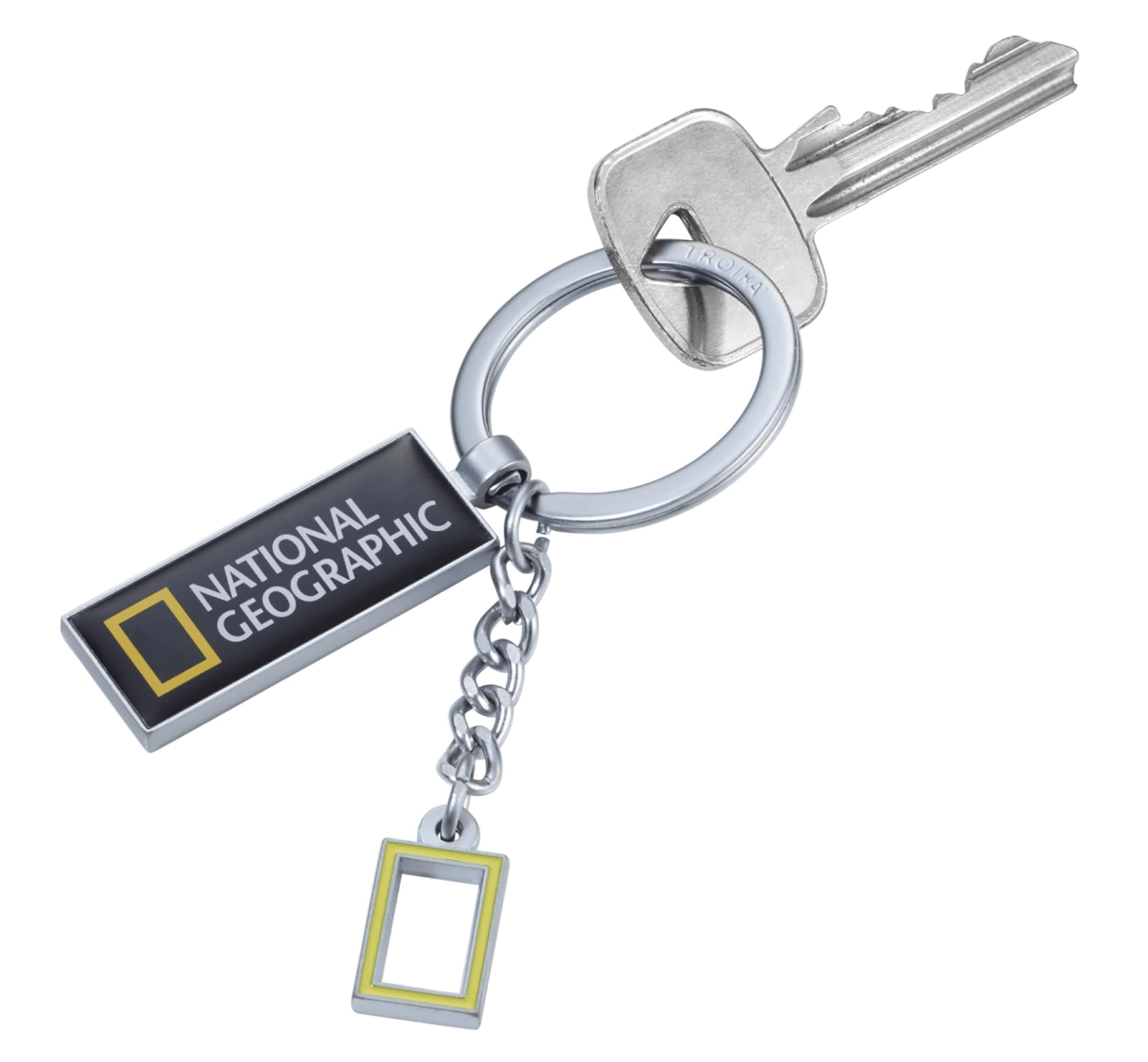 Llavero Troika, Diseño Logo Nat Geo2