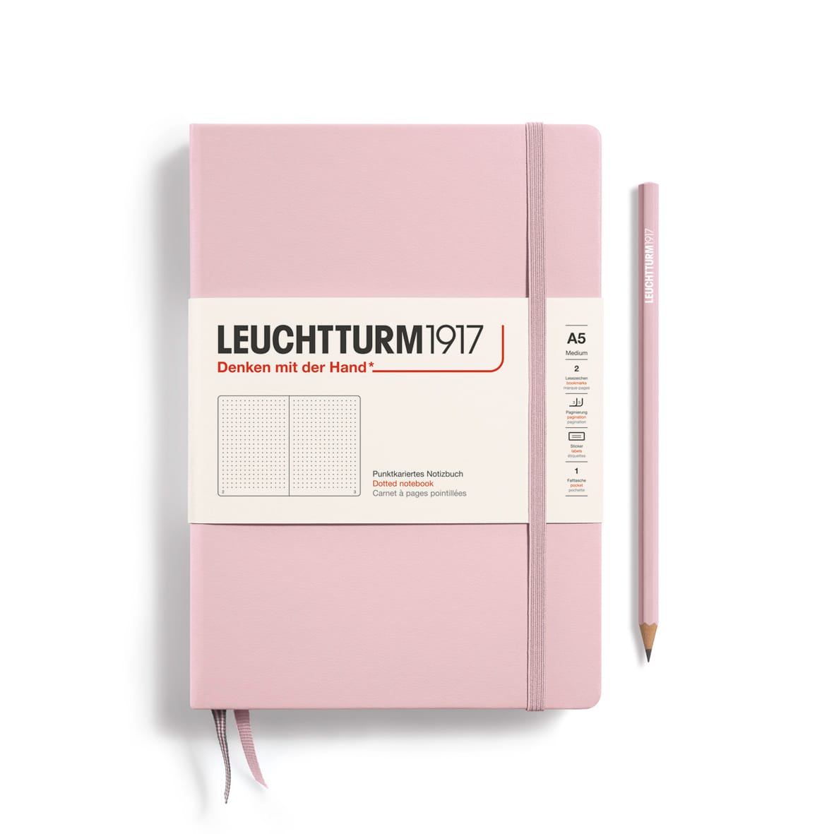Libreta Leuchtturm1917 tapa dura A5 Pu Powder5