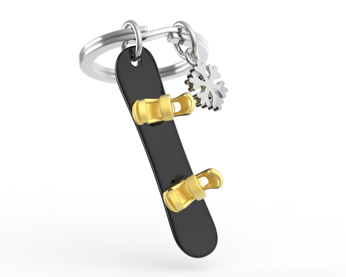 Metalmorphose® Llavero Vectorbox -Snowboard1