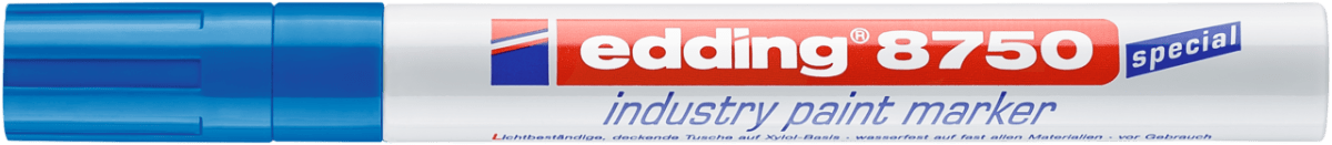 Marcador óleo Industrial Edding E-8750 azul1