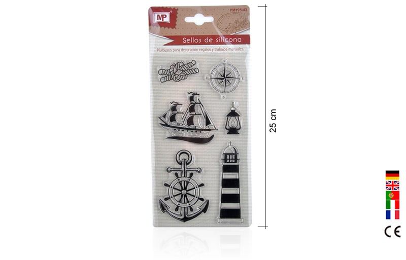 Set De Timbres De Silicona P/Scrapbooking #43 Color Variado1