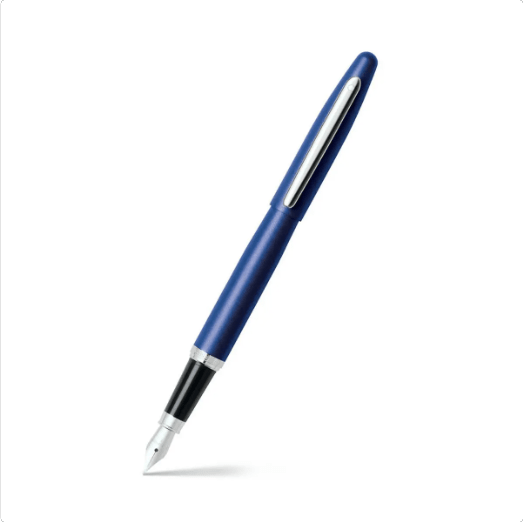 Pluma Fuente Sheaffer VFM Azul Neon CT punto mediano (SHFER)1