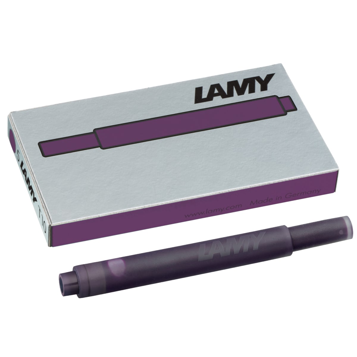 Cartucho de tinta Lamy T10 Blackberry para plumas 1