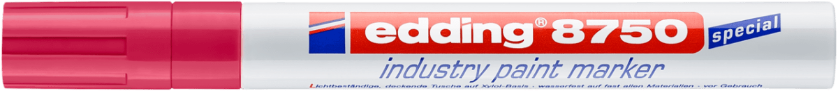 Marcador óleo Industrial Edding E-8750 rojo1