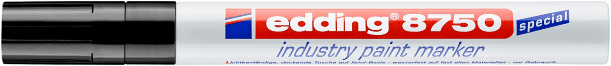 Marcador óleo Industrial Edding E-8750 negro1