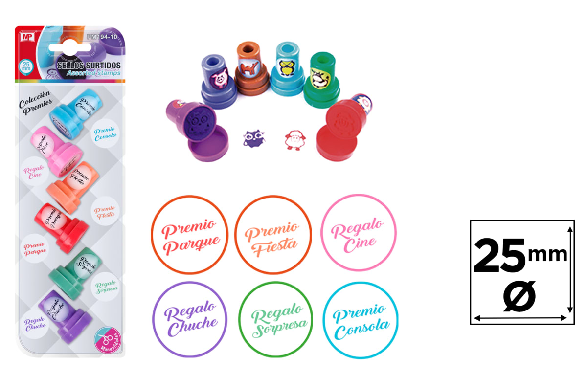 Set De Timbres Para Niños Coleccion Premios X 6Udsdo1