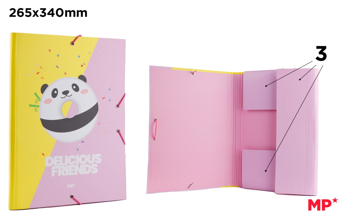 Carpeta Con Solapa Y Goma 26,5 x 34 Cm Friends (MP)1