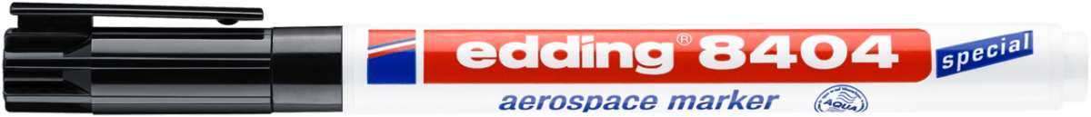 Marcador aeroespacial Edding e-8404 negro
