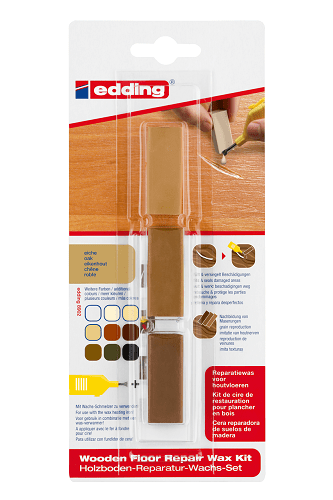 Cera reparadora de pisos de madera Edding E-8902/3 Roble1